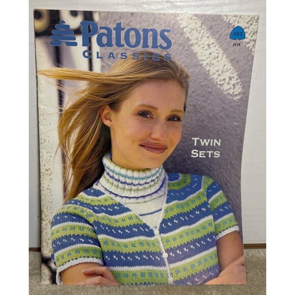 Patons Wrap It Up and Twin Sets Knitting Pattern Book 1993 - Picture 9 of 12
